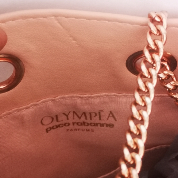 Auth Paco Rabanne Olympea Bucket Shoulder Bag Pink - Picture 11 of 16